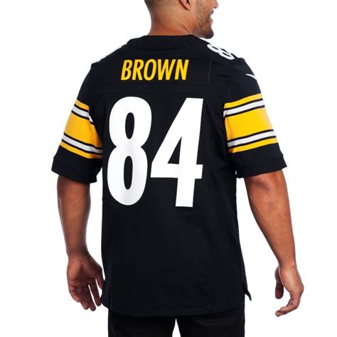 pittsburgh steelers nike antonio brown replica home jersey|anthony brown steelers jersey.